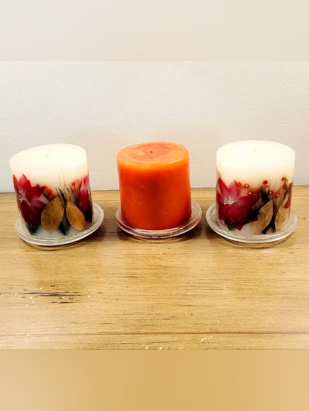 Holiday Dipped Candles Three Pieces